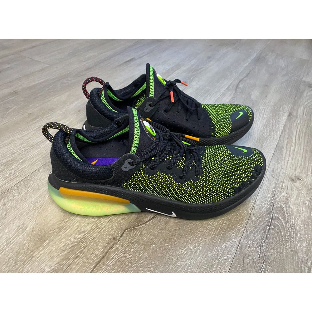 Nike Joyride Run Flyknit Electric Green Men's 9.5 Black CT1600-001 Running Shoes